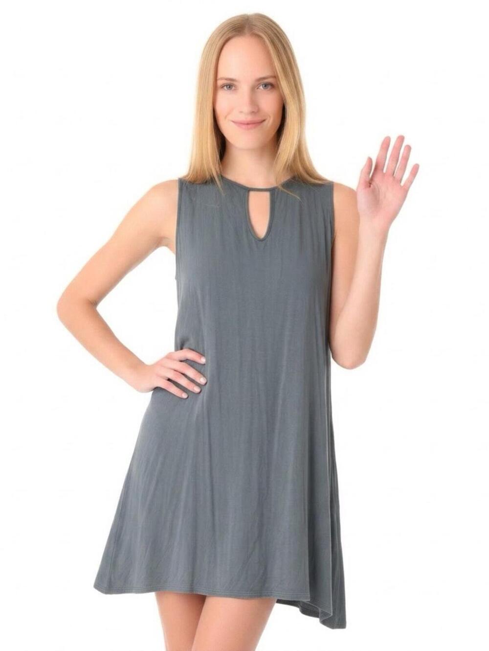 WEEKEND SALE LOT of 2 Women’s Sleeveless Trapeze Swing Dress Flowy Tank Tunic 2X